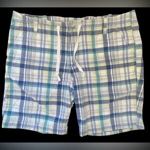 Eddie Bauer Plaid Shorts with Drawstring